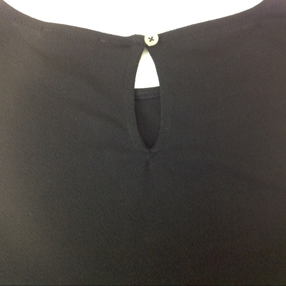THE Limited - Black Sleeveless Top Gray Trim Size‎ xs - Picture 4 of 6